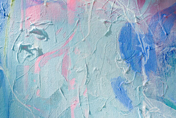 Abstract art backgrounds. Hand-painted background. Acrylic painting on canvas.Texture fluid acryl. Fragment of artwork. Brushstrokes of paint. background for textile, package, poster