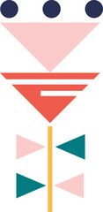 Geometric Abstract Flower
