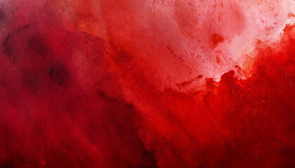Abstract art red paint background with liquid fluid grunge texture.
