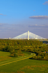 Wroclaw, Odra River, Redzinski Bridge