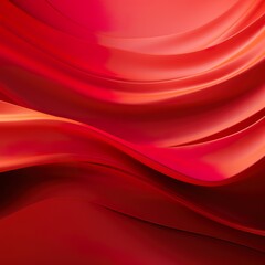 red silk fabric wavy realistic background