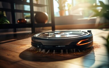Living Space Autonomous Cleaning by Robot Vacuum