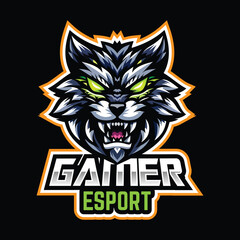 CAT LOGO ESPORT STYLE