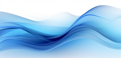 an abstract blue wave background, in the style of dynamic color contrasts, smokey background, elegant abstraction