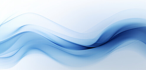 Fototapeta premium an abstract blue wave background, in the style of dynamic color contrasts, smokey background, elegant abstraction