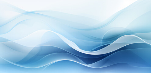 Fototapeta premium an abstract blue wave background, in the style of dynamic color contrasts, smokey background, elegant abstraction