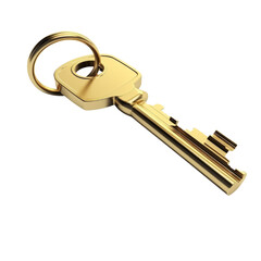 House Key PNG Cutout, Generative AI