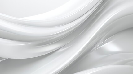Smooth white wave with solft light background,modern abtract template