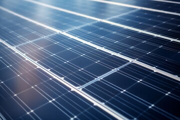 Solar panel background closeup Generative Ai