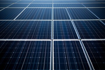 Solar panel background closeup Generative Ai