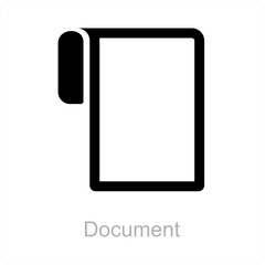 document and paper icon concept