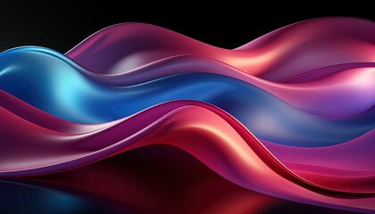 Abstract colorful wavy background. Created with Ai