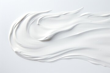 White sealant on a white background Generative Ai