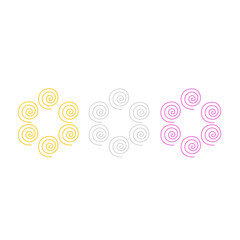 AYURVEDA SPA WELLNESS RESORT SIGN SYMBOL LOGO ISOLATED ON WHITE