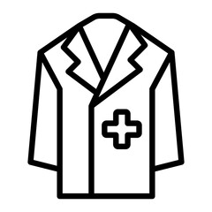 Obraz premium Lab Coat Icon
