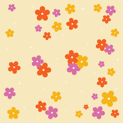 spring flower set collection icon vector illustration