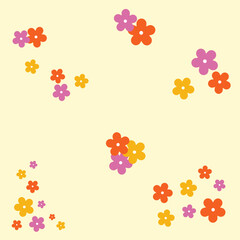 spring flower set collection icon vector illustration