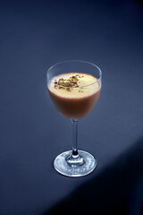 Alcoholic cocktail based on chocolate
