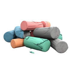 Chalk PNG Cutout, Generative AI