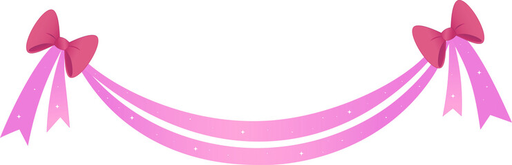 Cute Sparkle Ribbon