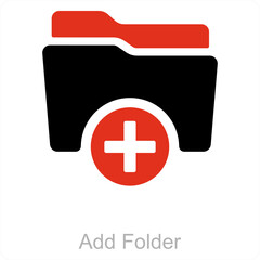 Add Folder and Folder icon concept