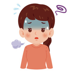 倦怠感や疲れがある女性