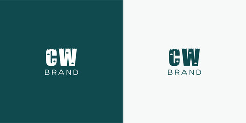 CW Vector logo design