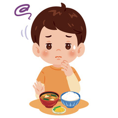 食欲がない男の子