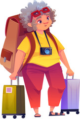 Senior Woman Tourist