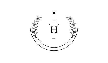 Luxury Circular Floral Alphabetical Logo