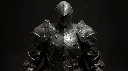 Fototapeta premium medieval knight in armour