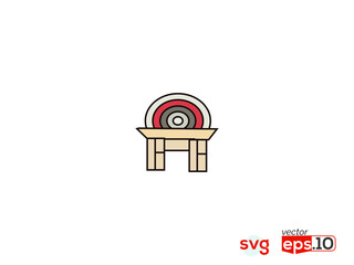 Obraz premium Immersive Pleasures Home & Arts Icons. Cultural Canvas: Entertainment Vector Art