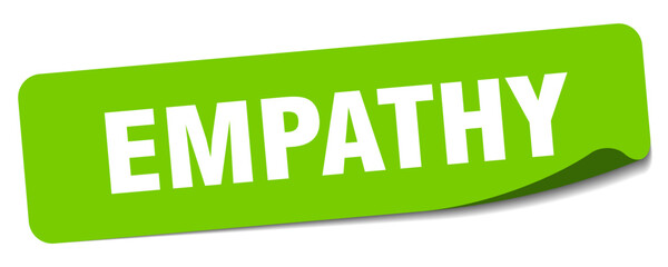 empathy sticker. empathy label