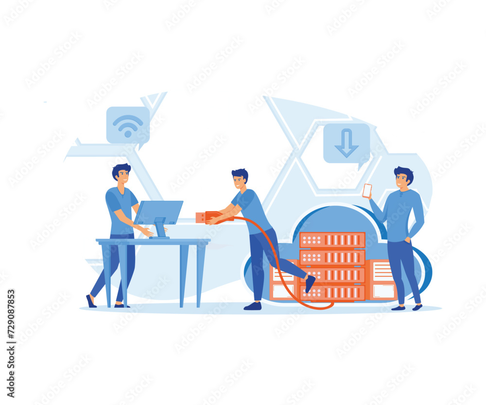 Poster cloud computing 1. web cloud technology, data storage, hosting, connection. working process, teamwor
