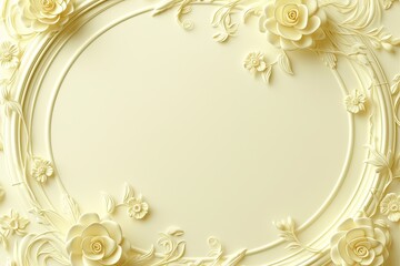 Card background light yellow frame, light yellow beautiful border, tile and shape, Japanese pattern, beautiful pattern, decorative border, oval area, diagonal, spiral group.