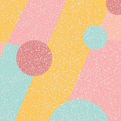 Retro abstract risograph background vector