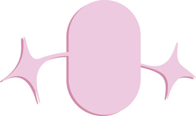 90s Abstract Shape Element