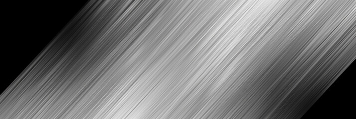 Abstract black and white diagonal lines texture with a smooth gradient transition