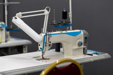 close up macro photo of a needle of sewing machine