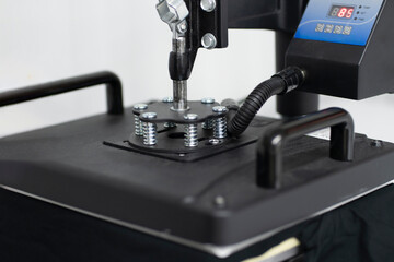 homemade t-shirt printing using professional industrial press, new design