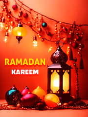 Ramadan Mubarak, Eid Mubarak Islamic festival social media banner, Ramadan Kareem, Islamic Card,