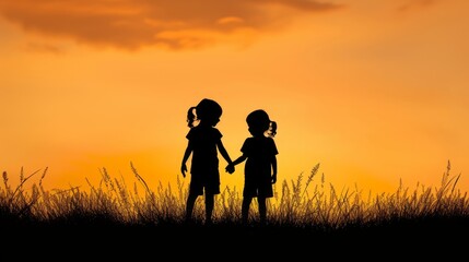 National siblings day background celebrated on april 10.