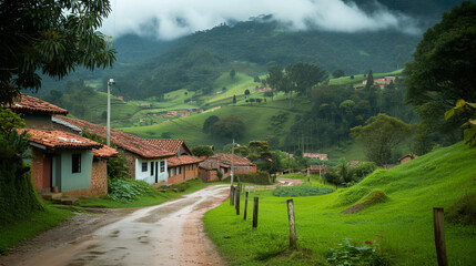 Colombia countryside. 