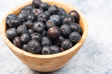 blueberries in a bowl