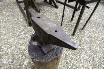 Old rusty anvil
