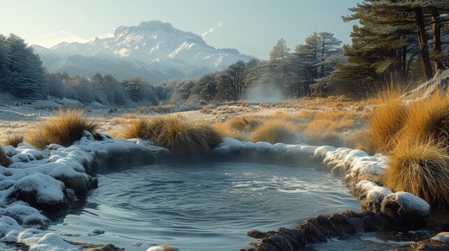 Araucania Region, Pucon, Chile, hot springs
