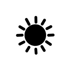 Obraz premium Sun icon
