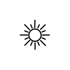 Sun icon
