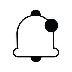 Obraz premium notification icon with white background vector stock illustration