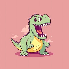 Cute Dinosaur Vector